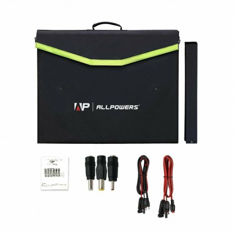 Allpowers AP-SP-027-BLA NEW Foldable Solar Panel Charger 18V